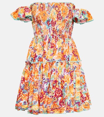 Aurora floral cotton minidress | Poupette St Barth