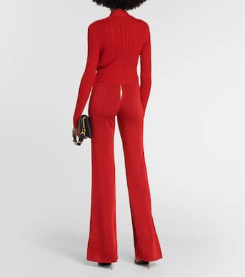 Cropped embellished knit cardigan | Balmain