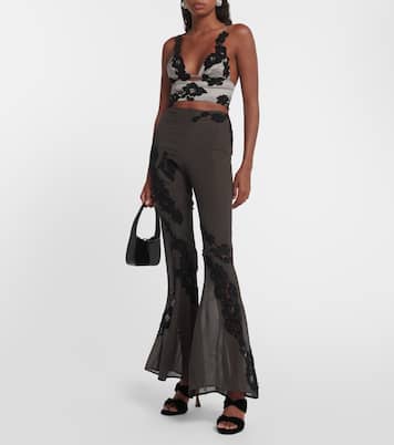 Mules Twist in velluto | Aquazzura