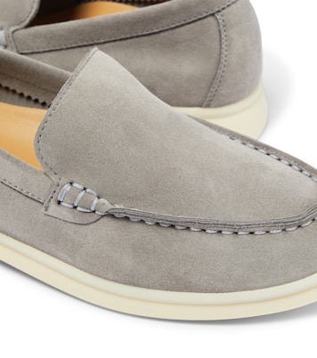 Summer Walk suede loafers | Loro Piana Kids