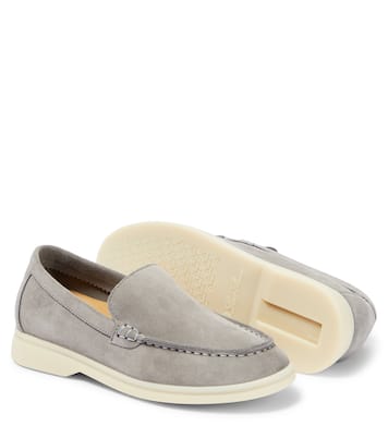 Summer Walk suede loafers | Loro Piana Kids