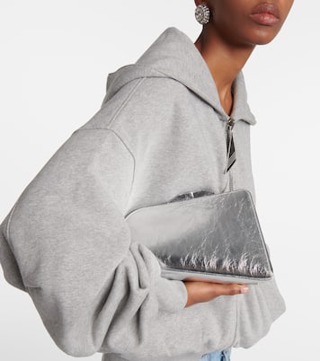Clutch 8.30 PM in pelle metallizzata | The Attico