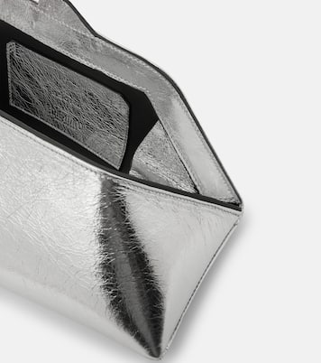 Clutch 8.30 PM in pelle metallizzata | The Attico