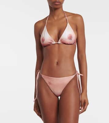 Top de bikini Tattoo Collection estampado | Jean Paul Gaultier