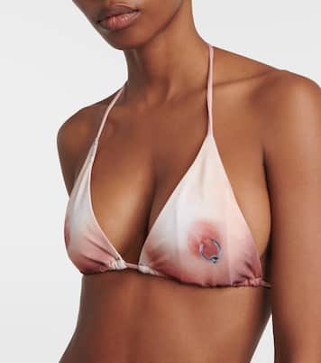 Top de bikini Tattoo Collection estampado | Jean Paul Gaultier