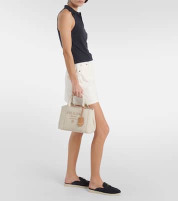 Borsa Giardiniera Medium in canvas | Prada
