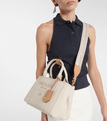 Borsa Giardiniera Medium in canvas | Prada