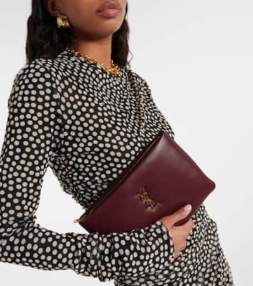 Calypso Small leather pouch | Saint Laurent