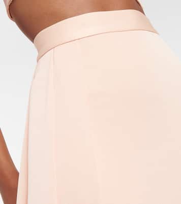Draped satin maxi skirt | Alex Perry