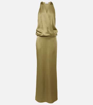 Robe longue en satin | Blumarine