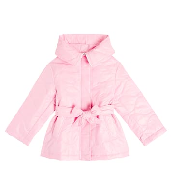 Parka acolchada con lazo | Monnalisa