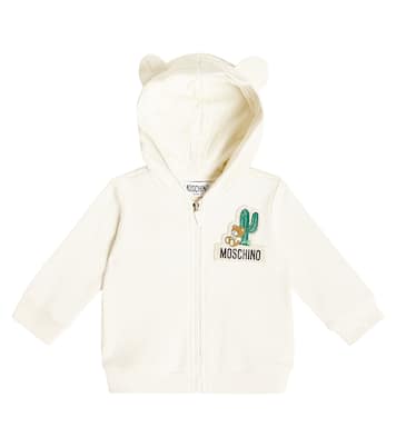 Baby - Felpa in jersey con cappuccio | Moschino Kids