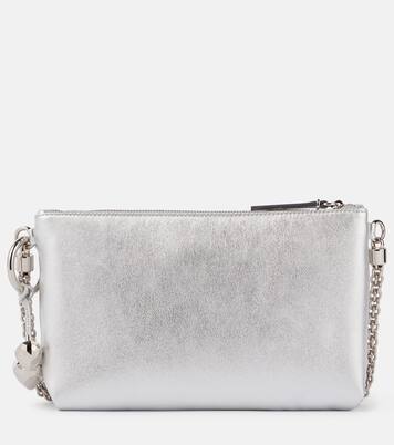 Pochette Callie Mini en cuir métallisé | Jimmy Choo