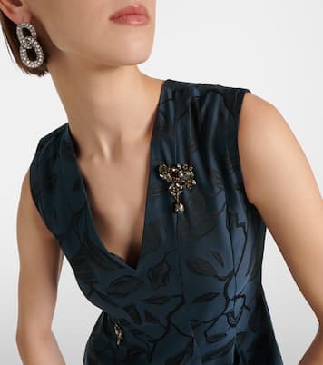 Vestido midi Diego de jacquard plisado | 'S Max Mara