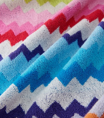 Riverbero Zigzag cotton terry beach towel | Missoni