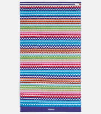 Riverbero Zigzag cotton terry beach towel | Missoni