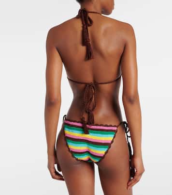 Slip bikini in crochet a righe | Anna Kosturova