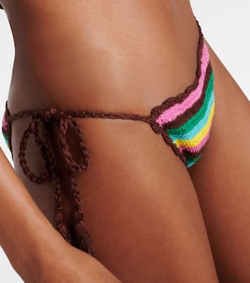 Slip bikini in crochet a righe | Anna Kosturova