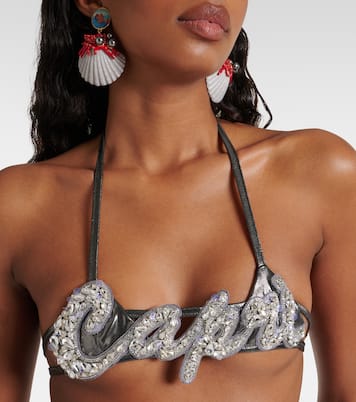 Top Capri con cristalli | Dolce&Gabbana