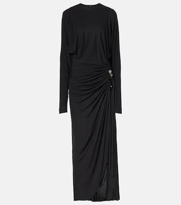 Vestido largo Helix de jersey adornado | Christopher Esber