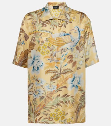 Chemise en soie à fleurs | Etro
