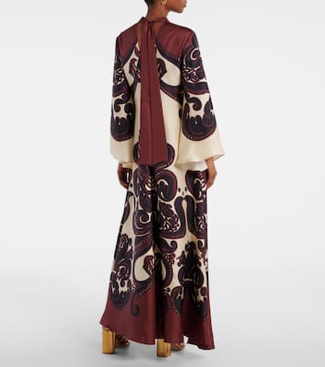 Abito lungo Magnifico in twill di seta | La DoubleJ