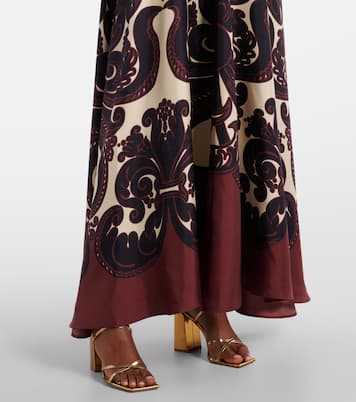 Abito lungo Magnifico in twill di seta | La DoubleJ