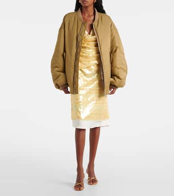 Sequined layered midi skirt | Xu Zhi