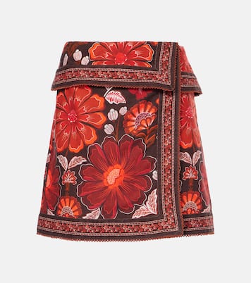 Falda envolvente Gigi Tapestry de algodón | Farm Rio