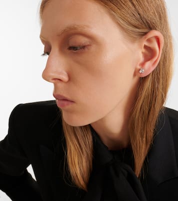 Boucles d'oreilles Princess en or blanc 18 ct et diamants | Suzanne Kalan