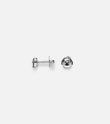 Boucles d'oreilles Princess en or blanc 18 ct et diamants | Suzanne Kalan