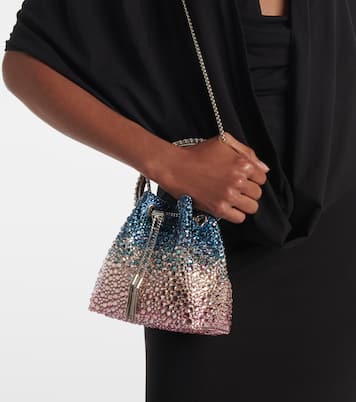 Secchiello Bon Bon con cristalli | Jimmy Choo