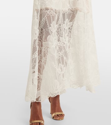 Lace gown | Oscar de la Renta
