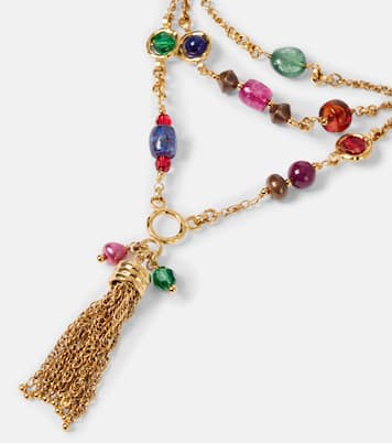 Chloé Pompoms charm necklace | Chloé