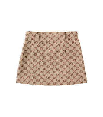 GG canvas cotton-blend skirt | Gucci Kids