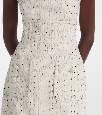 Abito midi in tweed di misto seta | Elie Saab