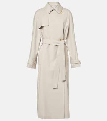 Gabardina Strench de sarga de mezcla de algodón | Max Mara