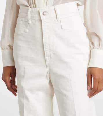 Jeans anchos de tiro medio | Tom Ford
