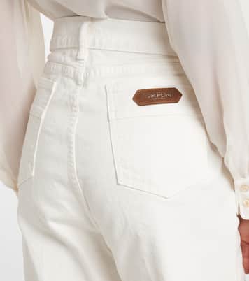 Jeans anchos de tiro medio | Tom Ford