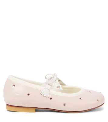 Ballerines Eveline en cuir à ornements | Bonpoint