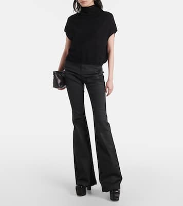 Wool turtleneck top | Rick Owens