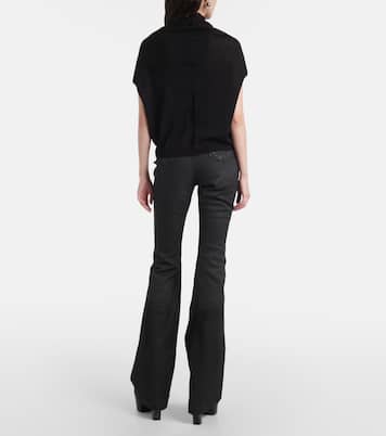 Wool turtleneck top | Rick Owens