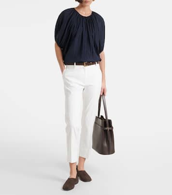 Pantalones slim Bing Court en mezcla de algodón | Joseph