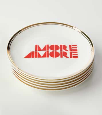 More Amore set of 6 porcelain dessert plates | Bitossi