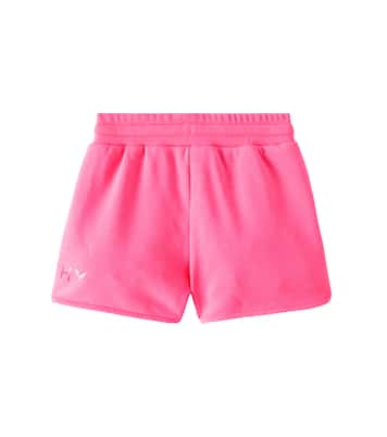 Shorts en mezcla de algodón con logo | Givenchy Kids