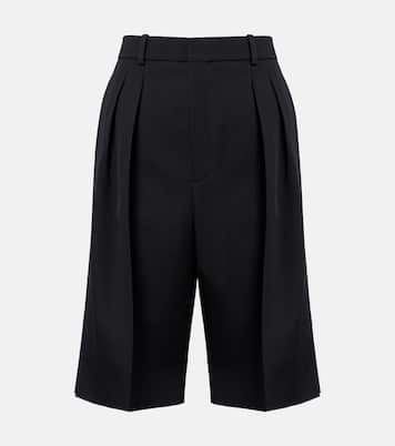 Bermuda Grain De Poudre in lana | Saint Laurent