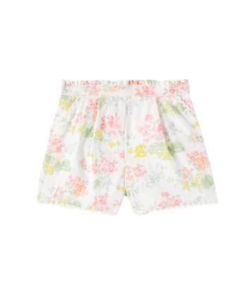 Shorts in lino e cotone con pizzo | Tartine et Chocolat