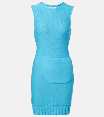 Abito corto in maglia di cotone e lana | JW Anderson