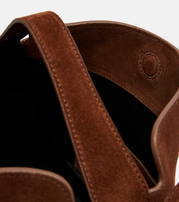 Schultertasche aus Veloursleder | Aesther Ekme