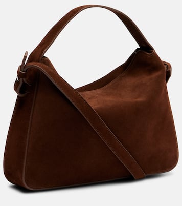 Schultertasche aus Veloursleder | Aesther Ekme